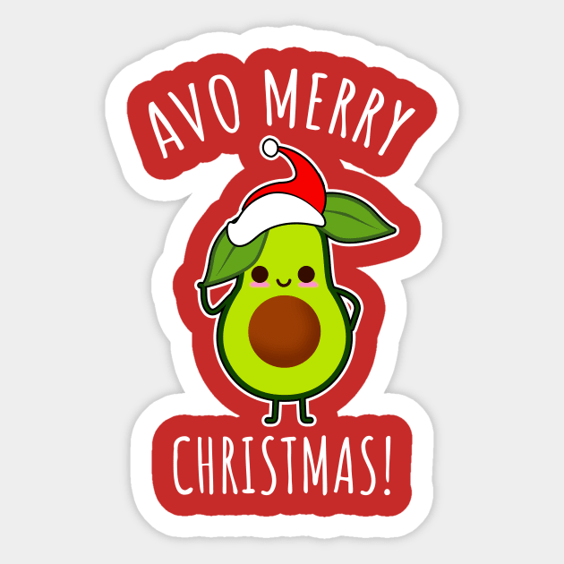 Avo Merry Christmas Sticker by LunaMay